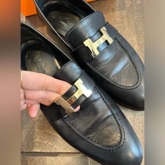 HERMES Paris Loafer 38 - Picture 13 of 14